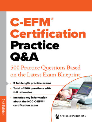 cover image of C-EFM&#174; Certification Practice Q&A